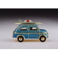 thumbnail image 5 of Keren Kopal CRX1981 Blue Surfing Car with Surfboard Enamel Painted Trinket Box with Austrian Crystals, 5 of 7