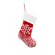 thumbnail image 1 of Medias de Navidad de felpa, decoraciones para colgar de vacaciones para la chimenea de árbol de Navidad, copo de nieve Feliz Sencillez, 1 of 5