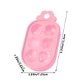 thumbnail image 3 of Bandeja de hielo de verano Snmubt, forma de oso, para cócteles, cilíndrica, para hacer hielo, para el hogar, de grado alimenticio (rosa), 3 of 6