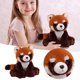 thumbnail image 2 of Adorable Muñeco De Panda, Peluche Suave Para Niños, Simpático Panda Rojo, Ideal Para El Dormitorio Y El Salón., 2 of 7