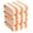 Orange/White, variant on BY LORA Terry Pure Natural Cotton Cabana Beach & Swimming Pool Towels, Orange White, Set of 4