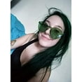 thumbnail image 2 of FEISEDY Stylish Round Transparent Lens Rimless Frame Sunglasses B1895, 2 of 17