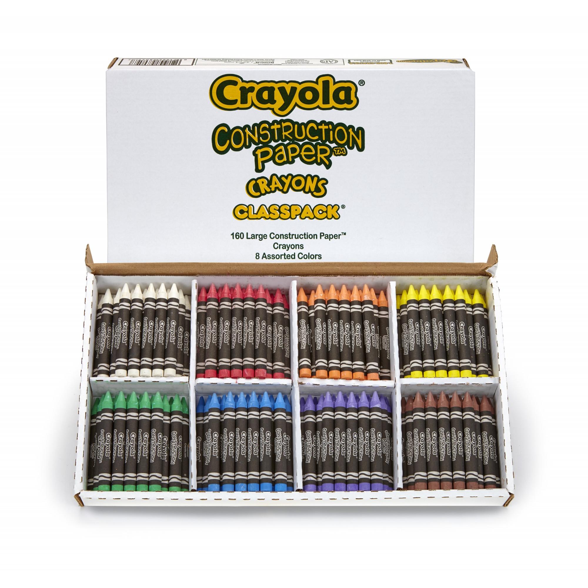 Crayola Construction Paper Crayon Classpack, 60