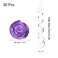 thumbnail image 2 of Unique Bargains 30pcs Hanging Swirls Decorations for New Year Wedding Celebration,Purple, 2 of 5