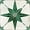 Light Green, variant on Mi Alma Star Shaped Black White Tile Stickers - Removable Vinyl 4x4, 24 pcs