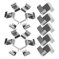 thumbnail image 2 of 100 Pcs Accessoires de Serre en Acier Inoxydable Z Clip de Fixation de Plaque de Verre de Serre, 2 of 5