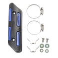 thumbnail image 2 of jinwen Motorbike Motorcycle Exhaust Muffler Pipe Heat Guard Protection, Blue, 2 of 9
