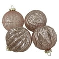thumbnail image 3 of Northlight Finial and Glass Ball Christmas Ornaments - 3.25" - Blush Pink - Set of 12, 3 of 5