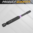 thumbnail image 3 of Uxcell TT27 Torx Impact Screwdriver Bit 1/4" Hex Shank 3" Long Magnetic with Hole, 3 of 7