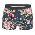 thumbnail image 5 of Uemuo Vintage Floral Pattern Men's Boxer Briefs,Trunk Anti-Chafing,Comfortable, Durable, and Stylish Underwear-Large, 5 of 9