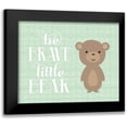 thumbnail image 1 of Robinson, Tamara 14x12 Black Modern Framed Museum Art Print Titled - Be Brave Bear, 1 of 5