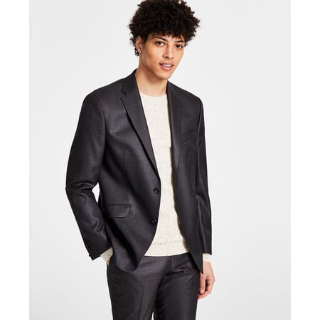 Kenneth Cole Reaction Men's Separate Slim Fit Suit Jacket Black Size 46