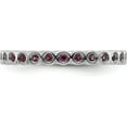 thumbnail image 3 of Solid Sterling Silver Stackable Expressions Rhodolite Garnet Ring - Ring Size 8.0-1.6gm, 3 of 7