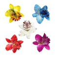 thumbnail image 1 of 5 pinzas para el pelo de flores hawaianas para mujeres y niñas, accesorios para el pelo de flores bohemias para bailarina, novia, boda, fiesta en la playa, accesorios para el pelo (ZS555), 1 of 3
