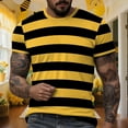thumbnail image 2 of Ierhent Plain T Shirts for Men Men's Cotton Short Sleeve T Shirts, Breathable & Moisture Wicking with Odor Control (Yellow,3XL), 2 of 6