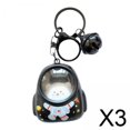 thumbnail image 1 of Llavero Baoblaze Juguete Colgante Oso Negro paquete de 3, 1 of 8