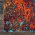 thumbnail image 5 of Nourison Celestial Abstract Atlantic 6'7" x 9'7" Area Rug, (7x10), 5 of 9