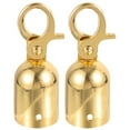 thumbnail image 1 of Miangastore 2pcs Rope End Stoppers Snap Hook Decking Rope Fittings Stainless Steel Rope End Stoppers, 1 of 8