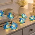 thumbnail image 4 of LED Fairy String Lights with Jasmine Flowers - Battery Operated Waterproof Decor for Weddings, Parties, Gardens, and Home - Romantic Warm Lighting for Indoor and Outdoor Use, 4 of 6