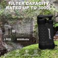 thumbnail image 7 of Purewell Portable Water Filter Pump, 0.01 Micron Outdoor Camping Filtration System for Hiking and Emergency Preparedness（black）, 7 of 7