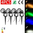 thumbnail image 3 of Wosthever 3 * 3W LED Césped Jardín Luz de inundación Patio Patio Camino Proyector Lámpara Impermeable Blanco frío AC 85-265V Iluminación y accesorios cálido Wosthever HA024770-02, 3 of 6