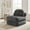 Grey, variant on EYYTHUNG Grey Folding Sofa Bed, Convertible Boneless Floor Chair with Dual Pillow & Handle, Foldable Lounge Chair with Back Support for Living Room, Single Seater, Convertible