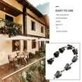 thumbnail image 7 of Worgeous Rain Chain Copper Metal Flower Shape 1Pack 39.4x3x3in, 7 of 7