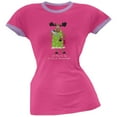 thumbnail image 1 of It Moose Be 5 O'Clock Women's Pajama Ringer T-Shirt - Large, 1 of 1