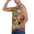 thumbnail image 3 of Kdxio Cars for Men's Muscle T-shirt,Sleeveless for Workout Running Athletic Gym Lounge Casual, 3 of 7