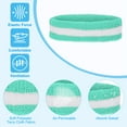 thumbnail image 3 of Uxcell Sweatband Headbands, Terry Cloth Sweat Band for Women Men Sports Basketball Tennis, Sky Blue White 4 Pcs, 3 of 6