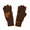 Brown Confetti, variant on Cozy Confetti Tech-Touch Gloves for Women and Men, Black