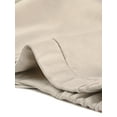 thumbnail image 5 of Chaqueta de Motociclista Allegra K con bolsillos Planos y Cuello Puntiagudo Beige XS, 5 of 5