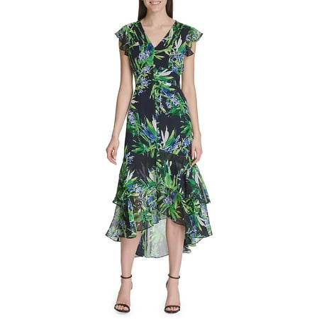 Best Fiji Floral High-Low Midi Dress deal