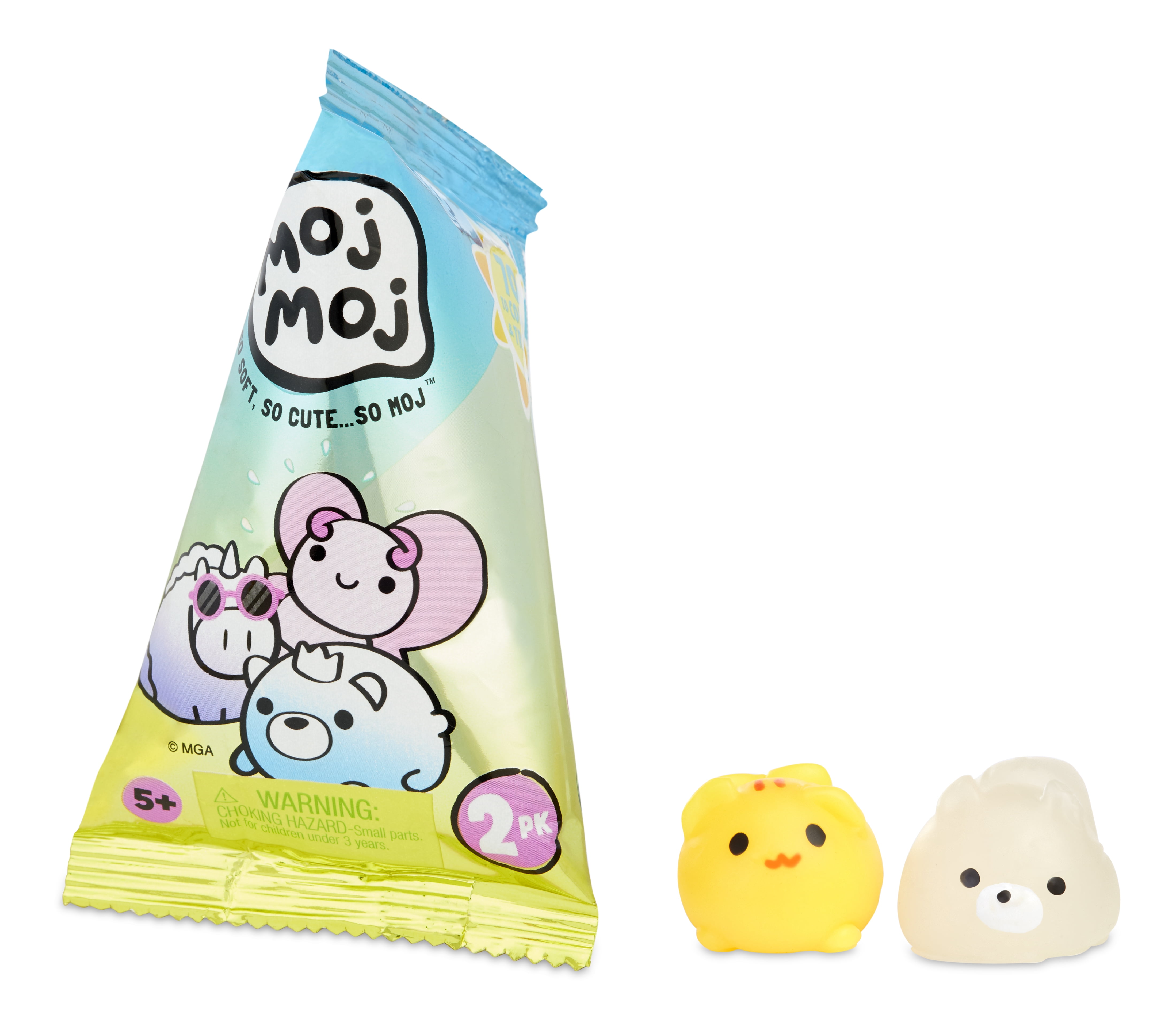 9 PACKS MOJ MOJ SQUISHY TOY BLIND BAG 2 IN EACH PACK COLLECTIBLES SEALED NT 4025 