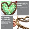 thumbnail image 2 of HEMOTON 4pcs DIY Rattan Ring Wreath Frame Rattan Garland Frame DIY Wall Hanging Decoration, 2 of 8