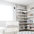 thumbnail image 3 of Soporte de clip flexible compatible con Owlet, Motorola y otras cámaras para monitores de bebés con orificio roscado de 1/4 sin herramientas ni daños en la pared - Blanco, 3 of 5