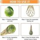 thumbnail image 2 of Chicken Feeder, 2pcs Hanging Net Bag For Chickens, Automatic Chicken Feeder, Hanging Feeder Food Skewer, Anti-waste Net Bag For Fruits And Vegetables, 2 of 5