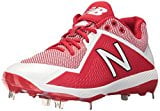 new balance men's l4040v4 synthetic low metal cleats