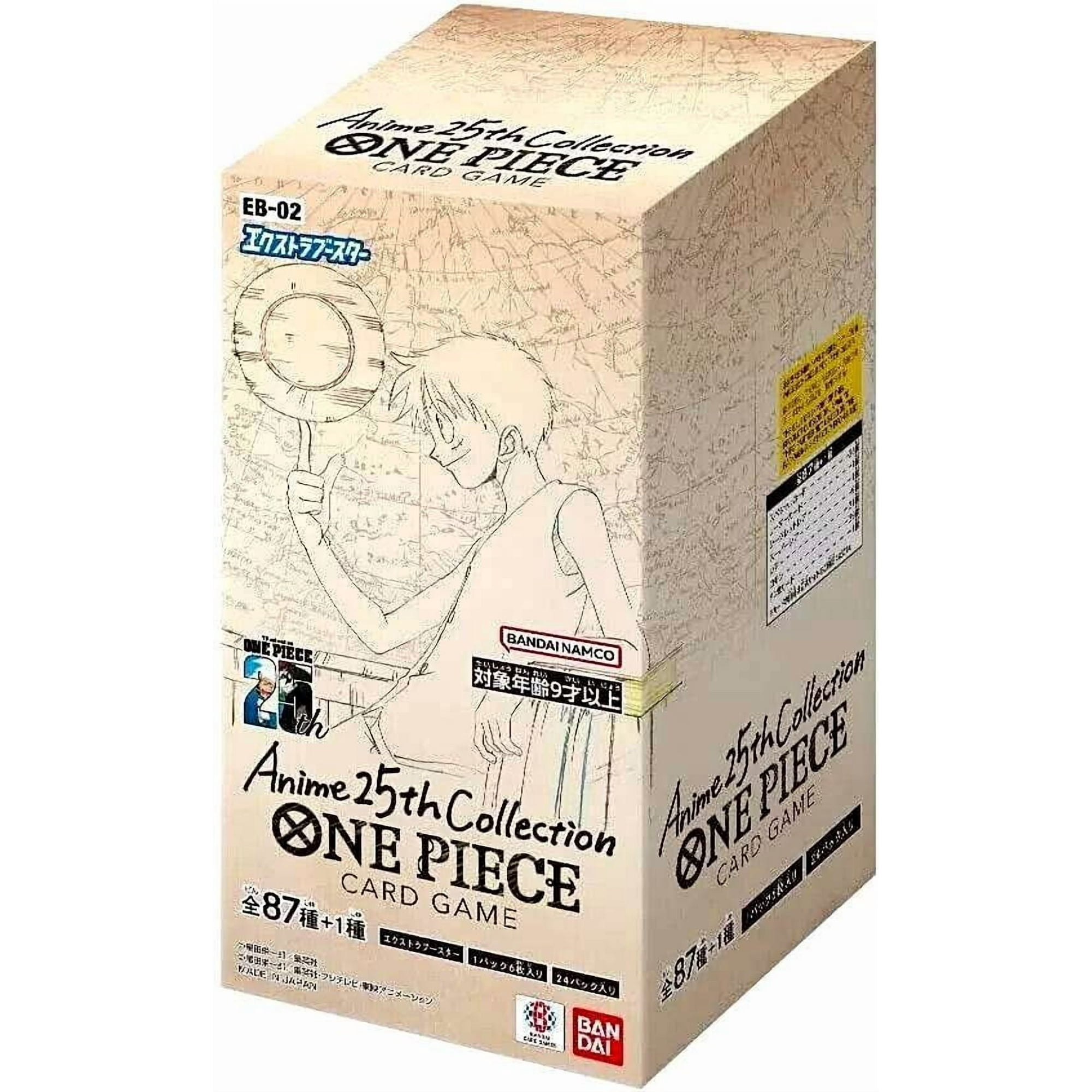 One Piece Card Game Extra Booster Anime 25th Collection EB-02