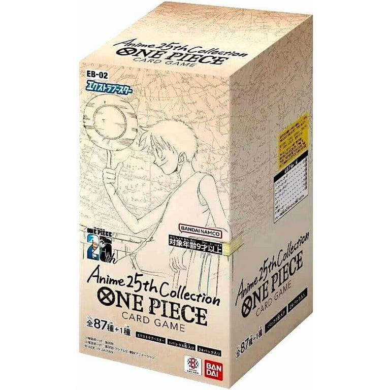 BANDAI ONE PIECE Card Game Extra Booster Anime 25th Collection EB