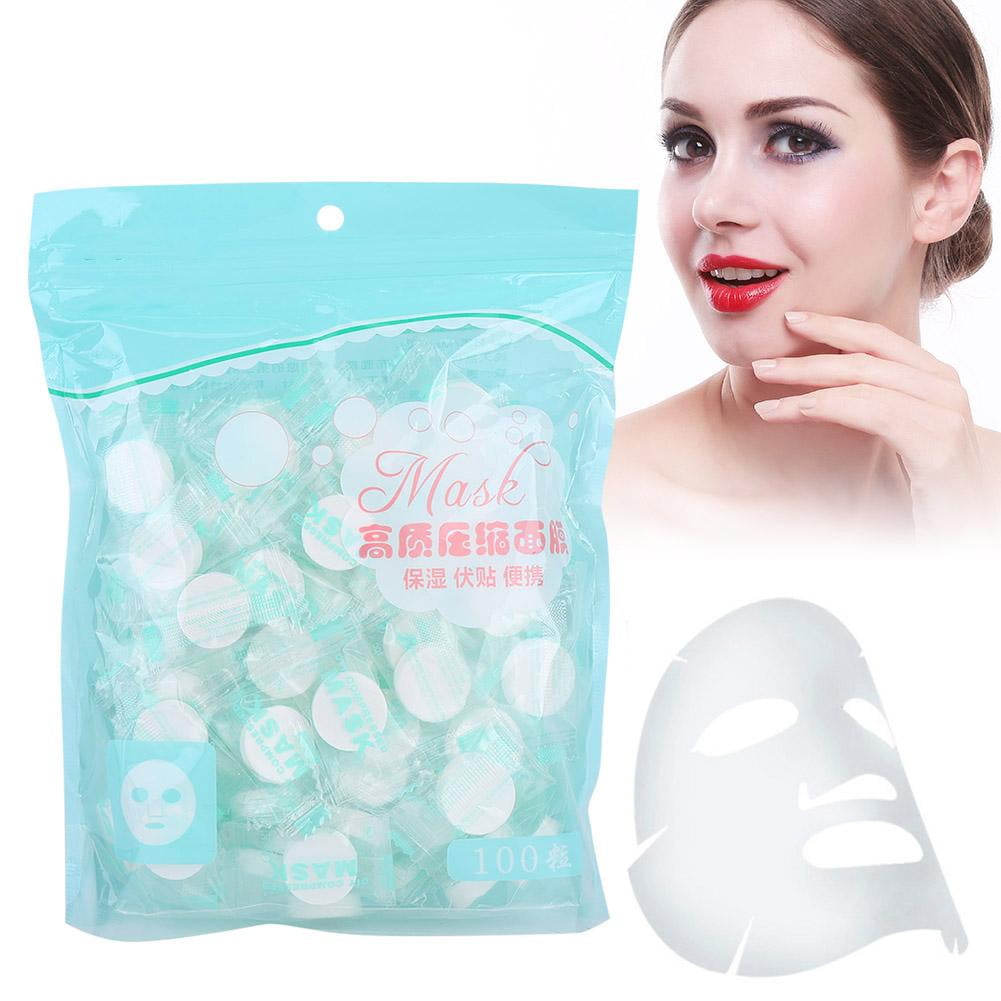 OTVIAP 100Pcs/Pack Disposable Self-made Skin Care Compressed Face Mask ...