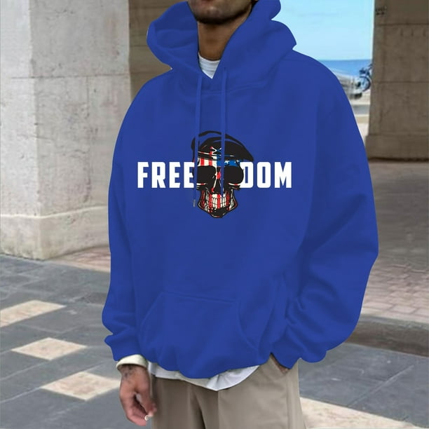 WILLBEST Sudadera con Capucha para Hombre, Suave y Cómoda, para Uso Informal y Actividades Al Aire Libre, con Bolsillo Frontal Tipo Cangurera Chica