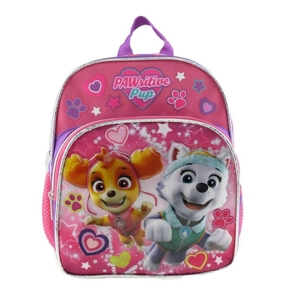 Mini Backpack - Paw Patrol - Pink Skye Everest Heart 10" School Bag 004705