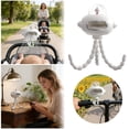 thumbnail image 1 of BotaniNest Small Stroller Bladeless Fan Portable Desktop Fan USB Rechargeable Handheld Fan Silent Cute Personal On Fan With 3 Speeds & Night Light For Baby Student Dormitory, 1 of 7