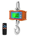 thumbnail image 1 of Balance-grue Numérique Orange Robuste avec Télécommande, Capacité de 1000 Kg/2204 Lb, Écran Rétroéclairé LCD, Conversion d'Unité (kg/Lb/N), Fonctions Maintien des Données/tare/zéro, Acier et Alliage d'Aluminium, 1 of 6