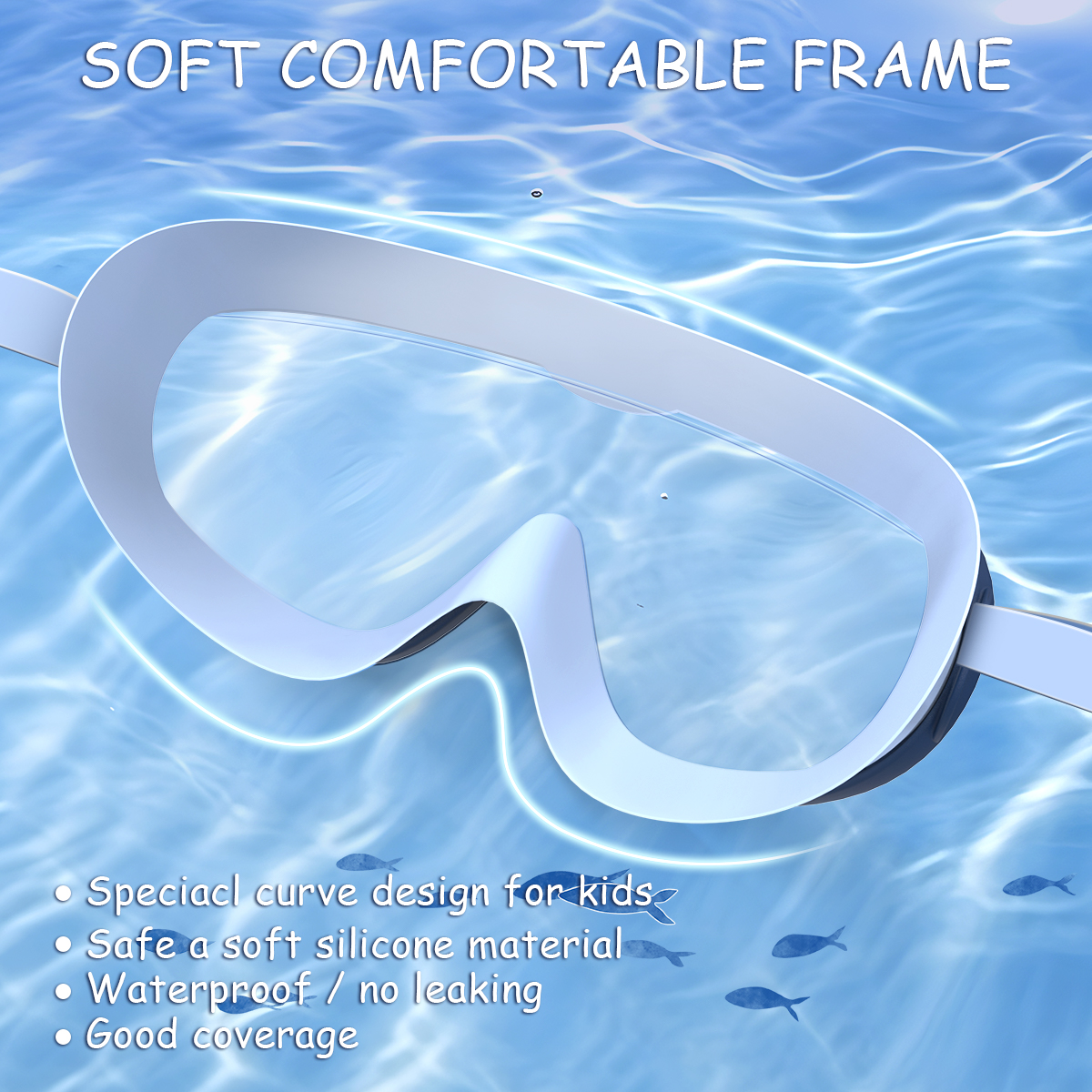 GPED Kids Swim Goggles 2-Pack, Anti-Fog, Ages 3-15 photo 5