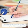 thumbnail image 4 of shiyou-Liquid Ink Rollerball Pens 12 Pcs, 0.5mm Blue Ink Extra Fine Point Pens, Quick Drying Ink Fine Tip Roller Ball Pens with Plug-In Cover & Anti Slip Grip for Smooth Writing Office School Home Gi, 4 of 4