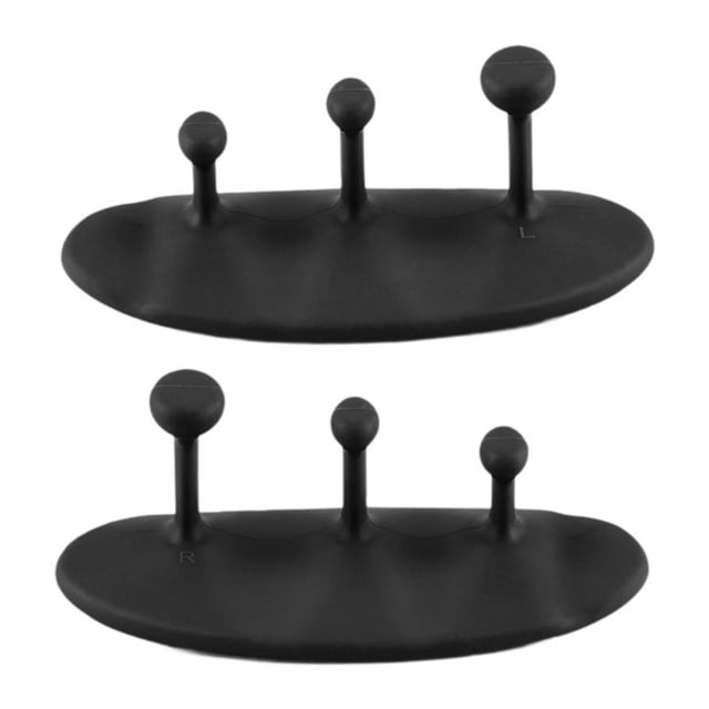 jinwen Weight Lifting Grips Accessories Bar Pads for Exercise Weightlifting Workout Black