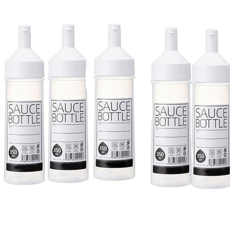 

Glass Container Small 5Pcs Bottle Ketchup Bottles Condiment Dispenser Cruet Kitchen Olive Oil Bottles Leak Proof Lunch Containers