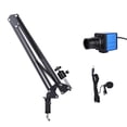 thumbnail image 3 of Riwcyla 1080P HD Computer Webcam 2 Megapixels 5X Optical Zoom 155 Degree Wide Viewing Manual Focus Auto Exposure Compensation with Microphone Holder USB & Play for Video Conference Online Teaching, 3 of 6